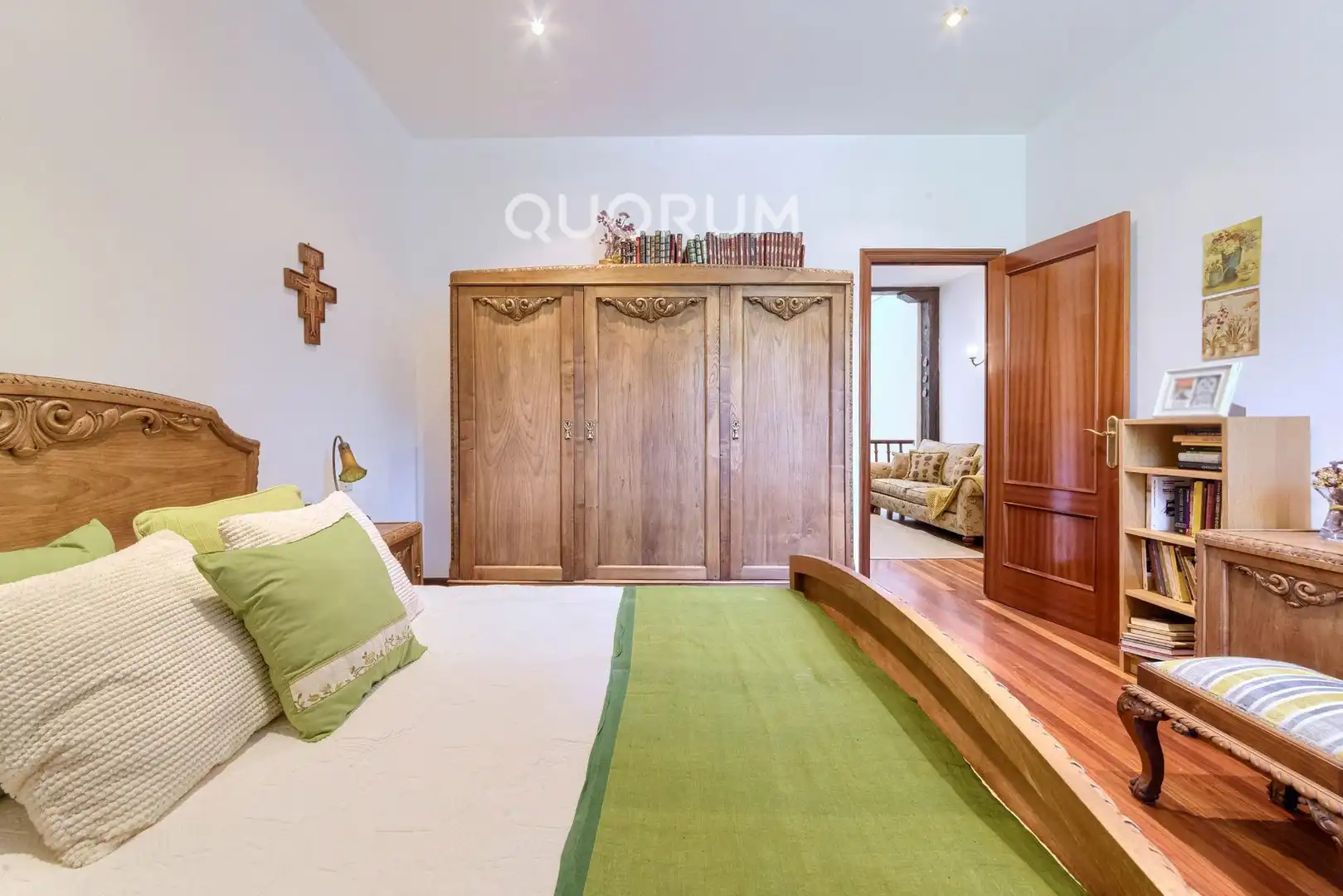Habitación de Casa adosada en venta en Arrankudiaga / Zollo con Calefacción, Amueblado y Balcón