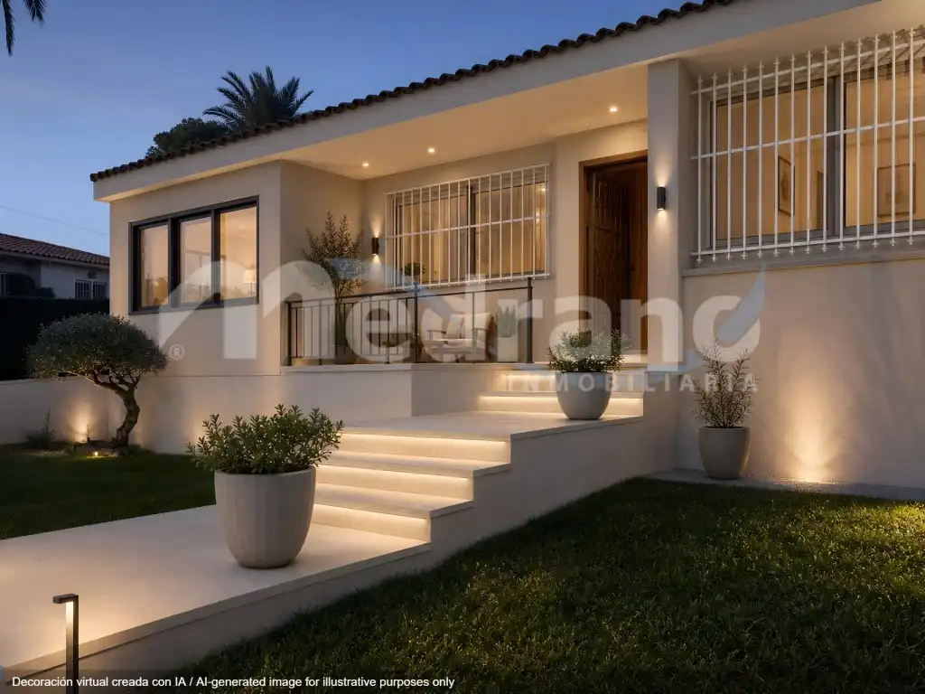 Terraza de Casa o chalet en venta en Benidorm con Piscina