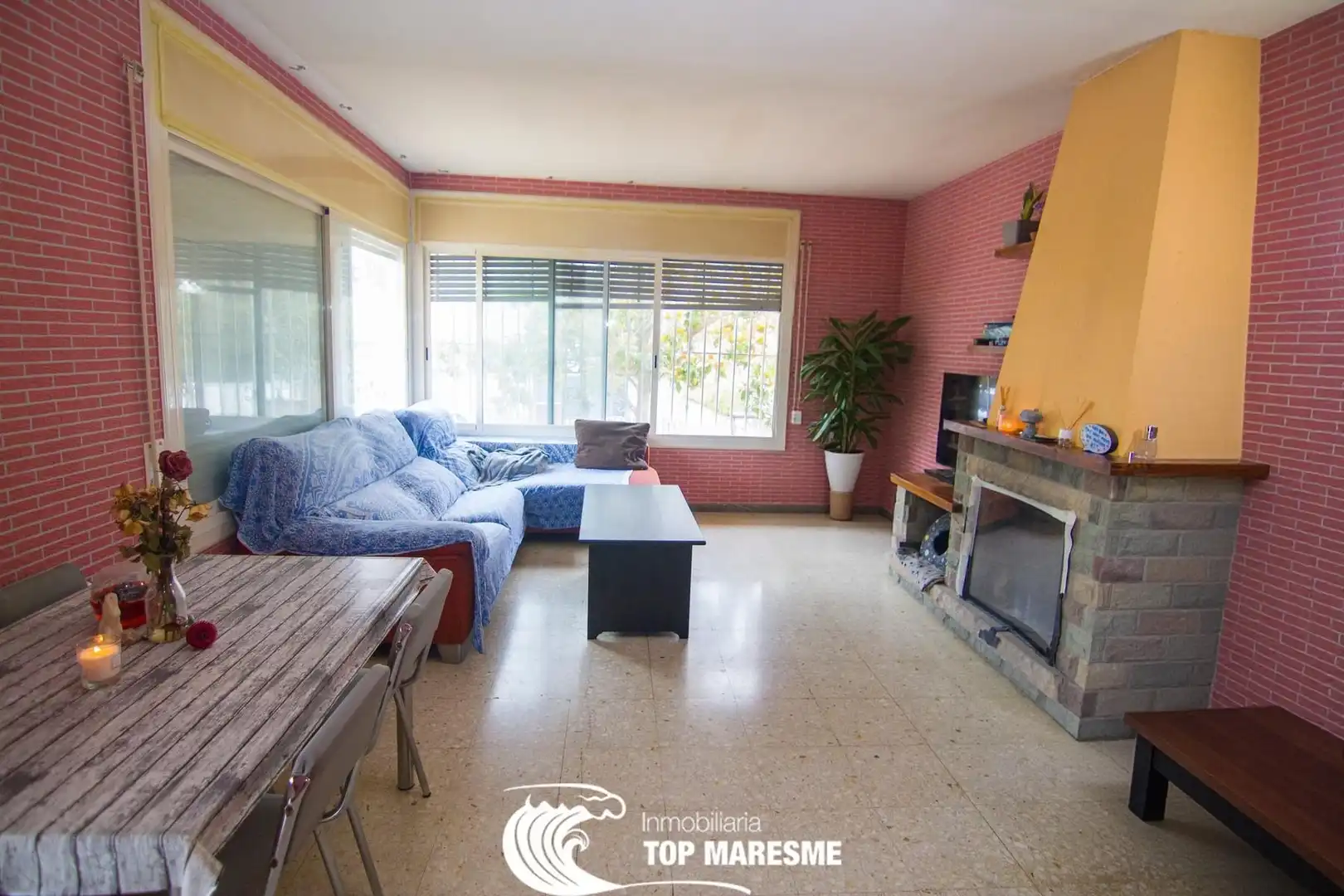 Sala de estar de Casa o chalet en venta en Caldes de Montbui con Calefacción y Piscina