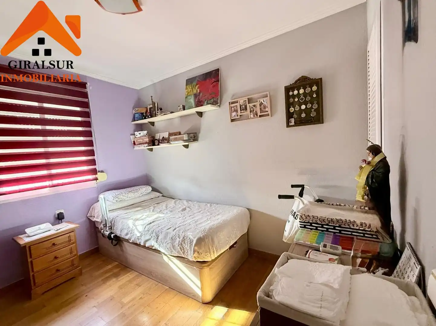 Bedroom of Flat for sale in Sevilla  with Air Conditioner and Terrace
