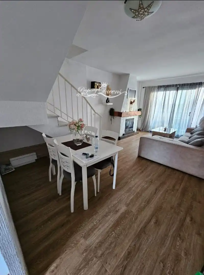 Esszimmer von Maisonette zur Miete in Mijas mit Klimaanlage, Terrasse und Schwimmbad