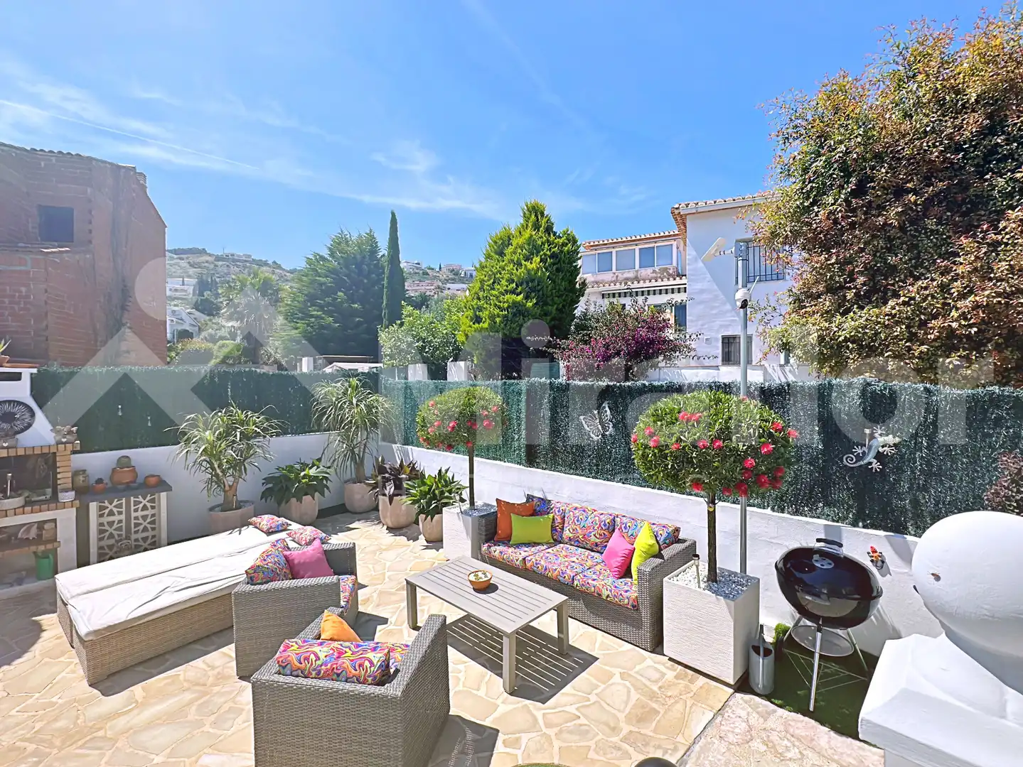 Terrassa de Casa o xalet en venda en El Ràfol d'Almúnia amb Aire condicionat, Calefacció i Jardí privat