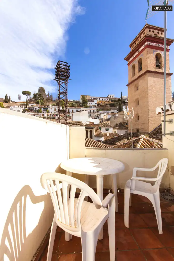 Exterior view of Flat for rent in Granada  with Heating, Furnished and Washing machine