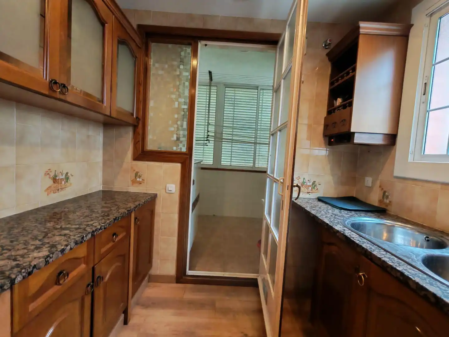 Cocina de Apartamento en venta en Barcelona con Calefacción, Parquet y Balcón