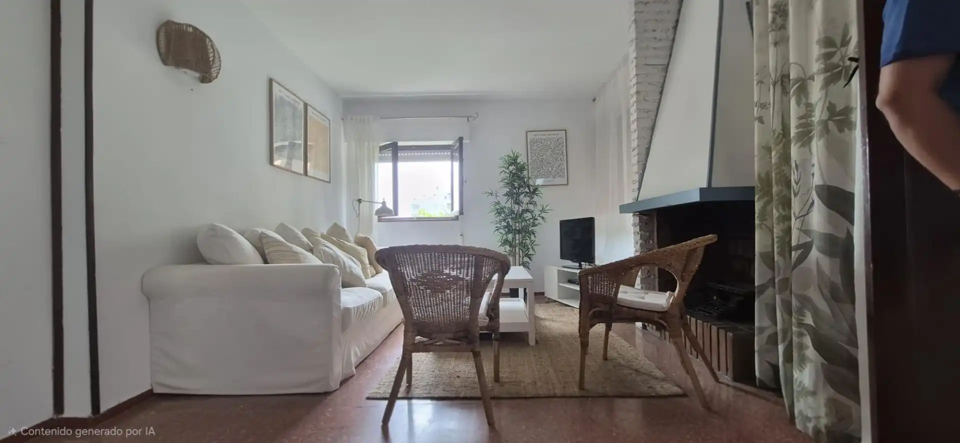 Sala de estar de Piso en venta en Roquetas de Mar con Terraza y Amueblado