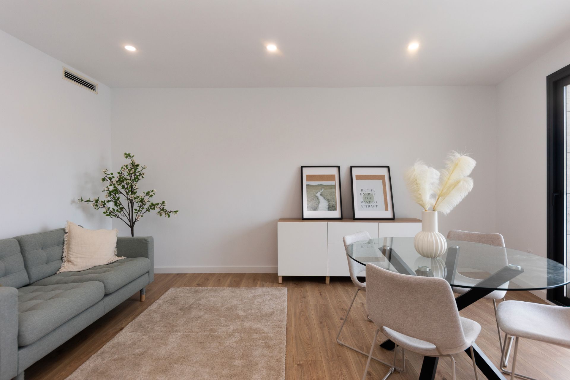 Living room of Single-family semi-detached for sale in Viladecans  with Air Conditioner, Heating and Parquet flooring