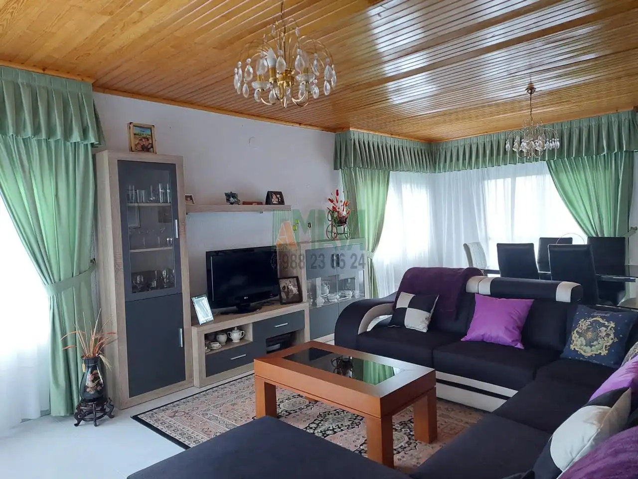 Sala de estar de Casa o chalet en venta en Maceda con Calefacción, Jardín privado y Parquet