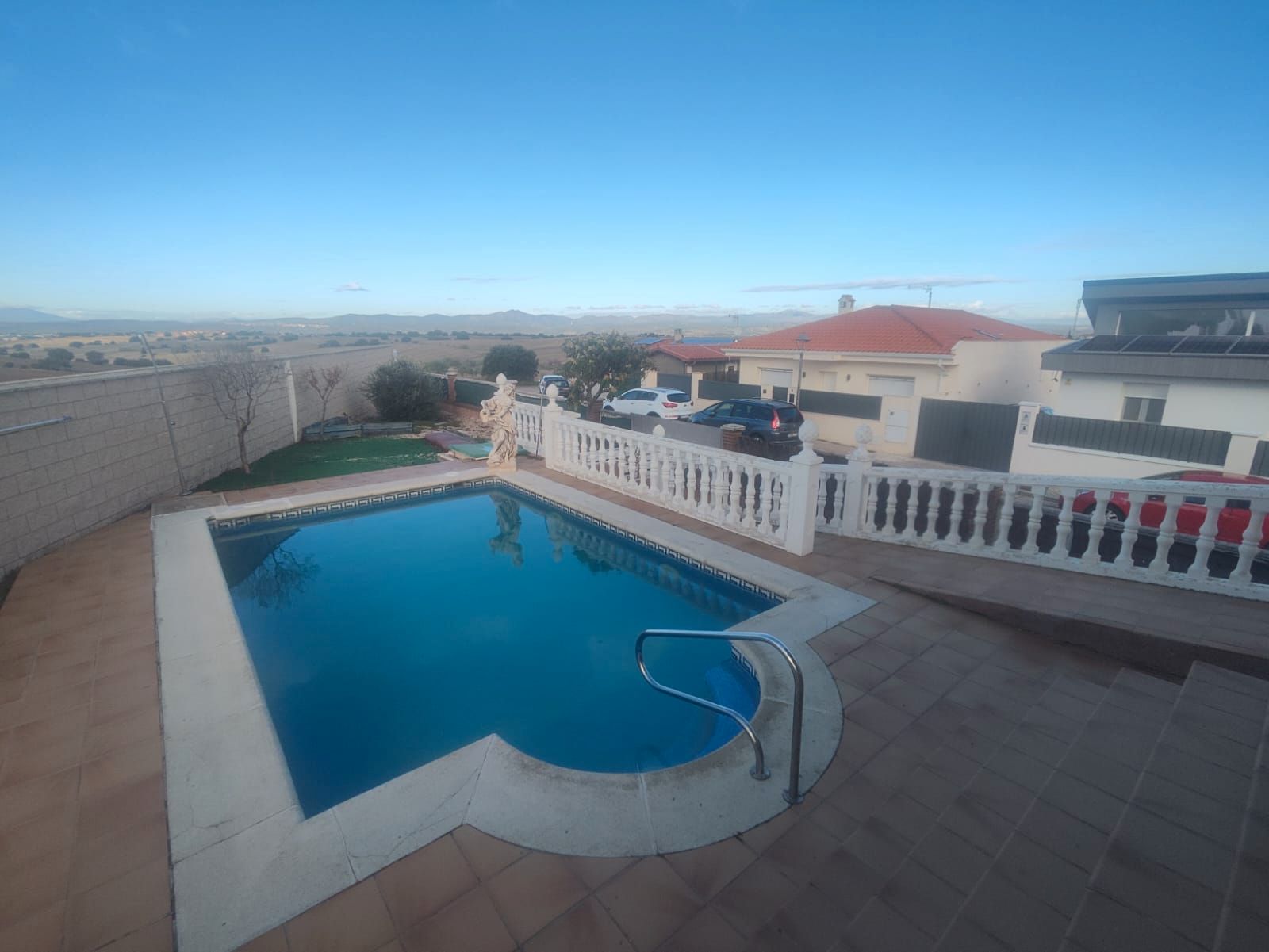 Swimming pool of House or chalet for sale in Villanueva de Perales  with Air Conditioner, Heating and Private garden