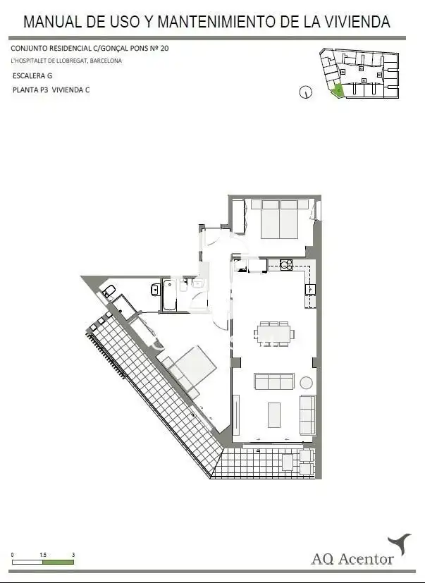 Pis en venda en L'Hospitalet de Llobregat amb Calefacció, Jardí privat i Parquet