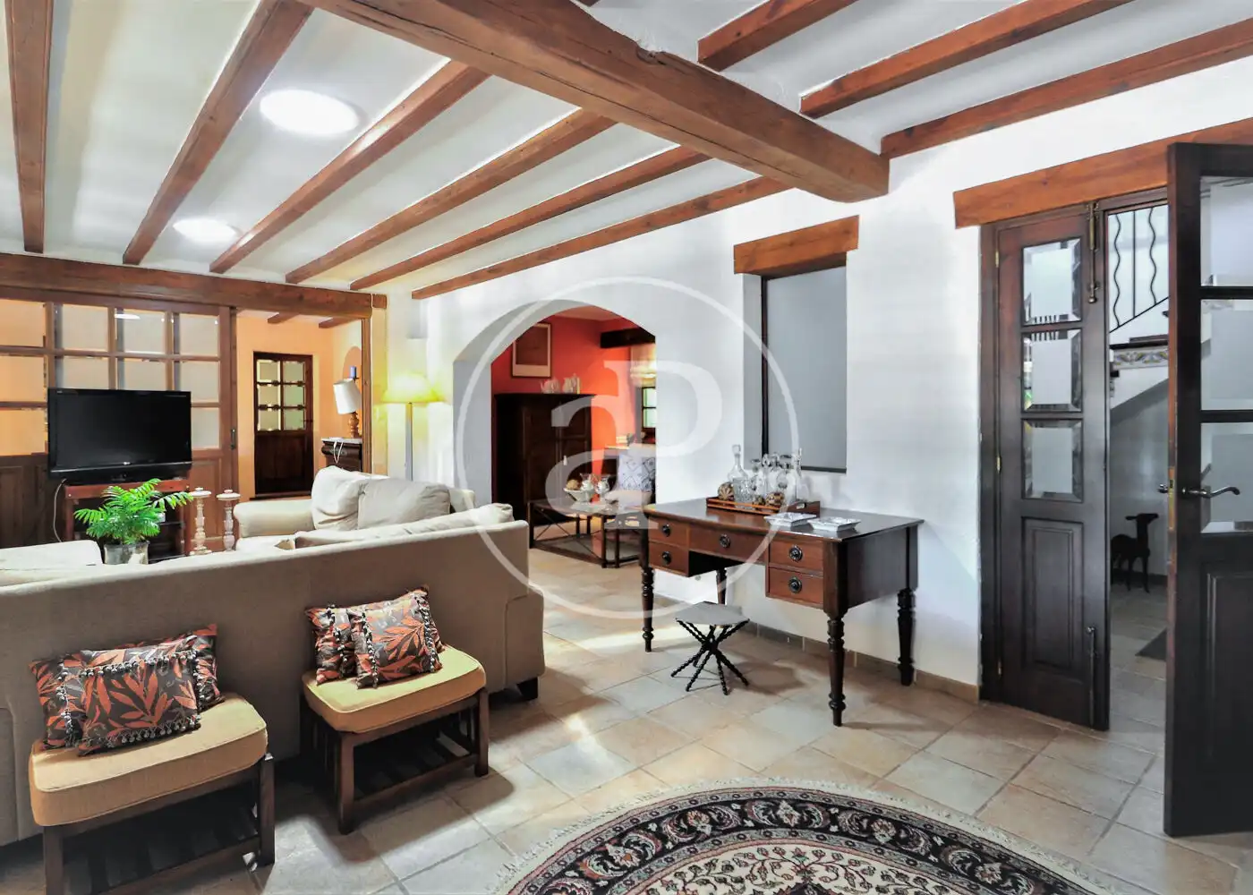Sala de estar de Casa o chalet en venta en Binissalem con Aire acondicionado, Calefacción y Jardín privado