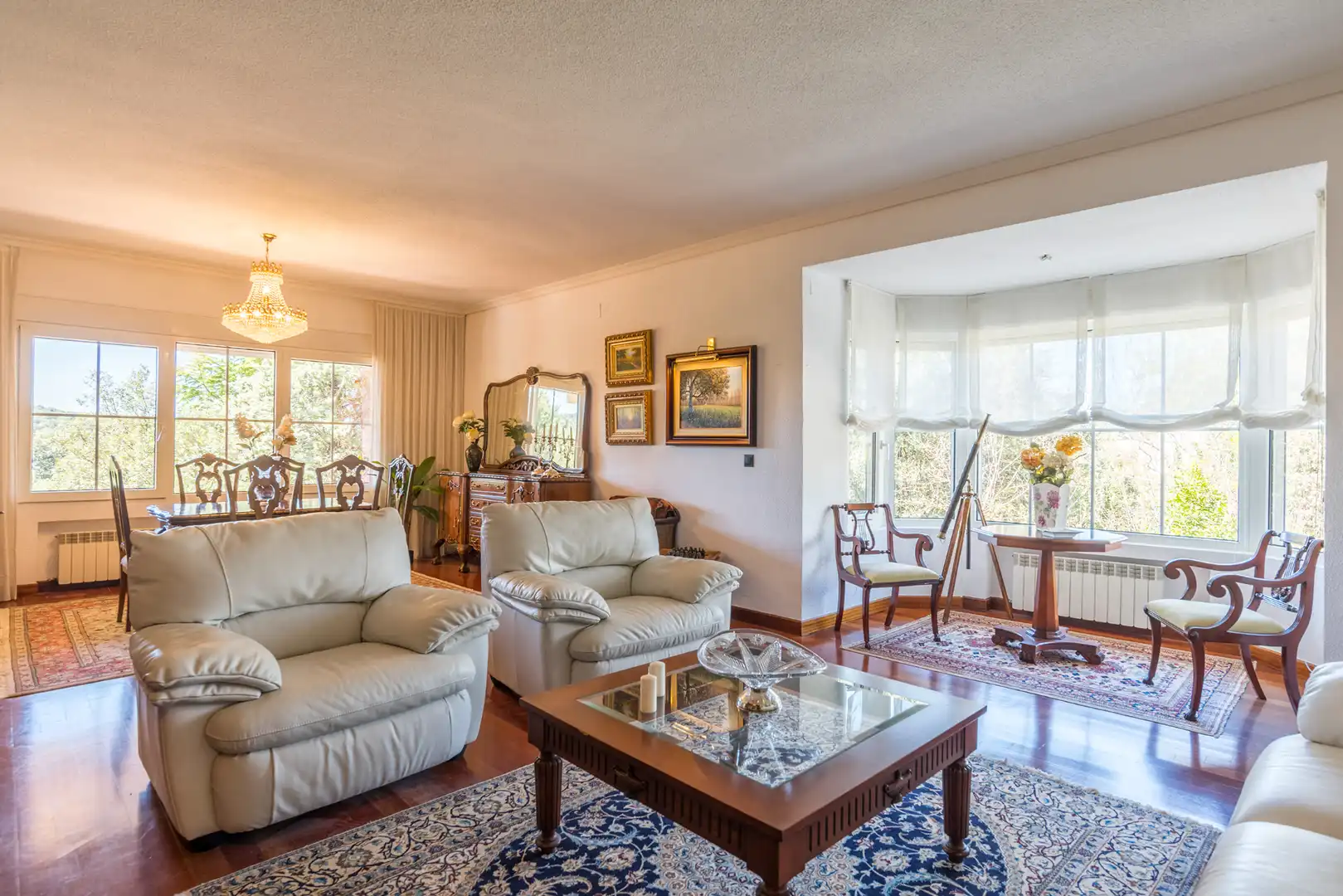 Living room of Houses for sale in Collado Villalba  with Air Conditioner, Heating and Private garden