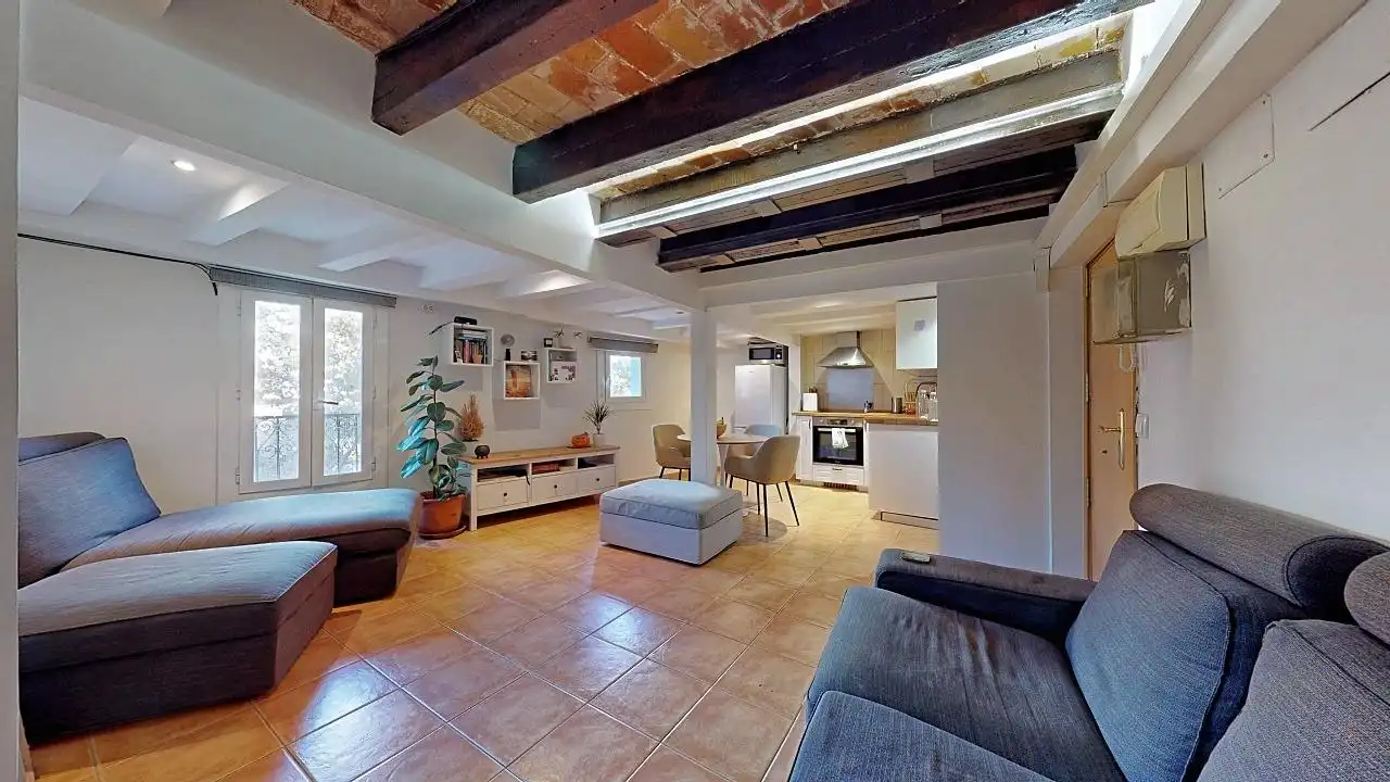 Living room of Flat for sale in Sant Martí