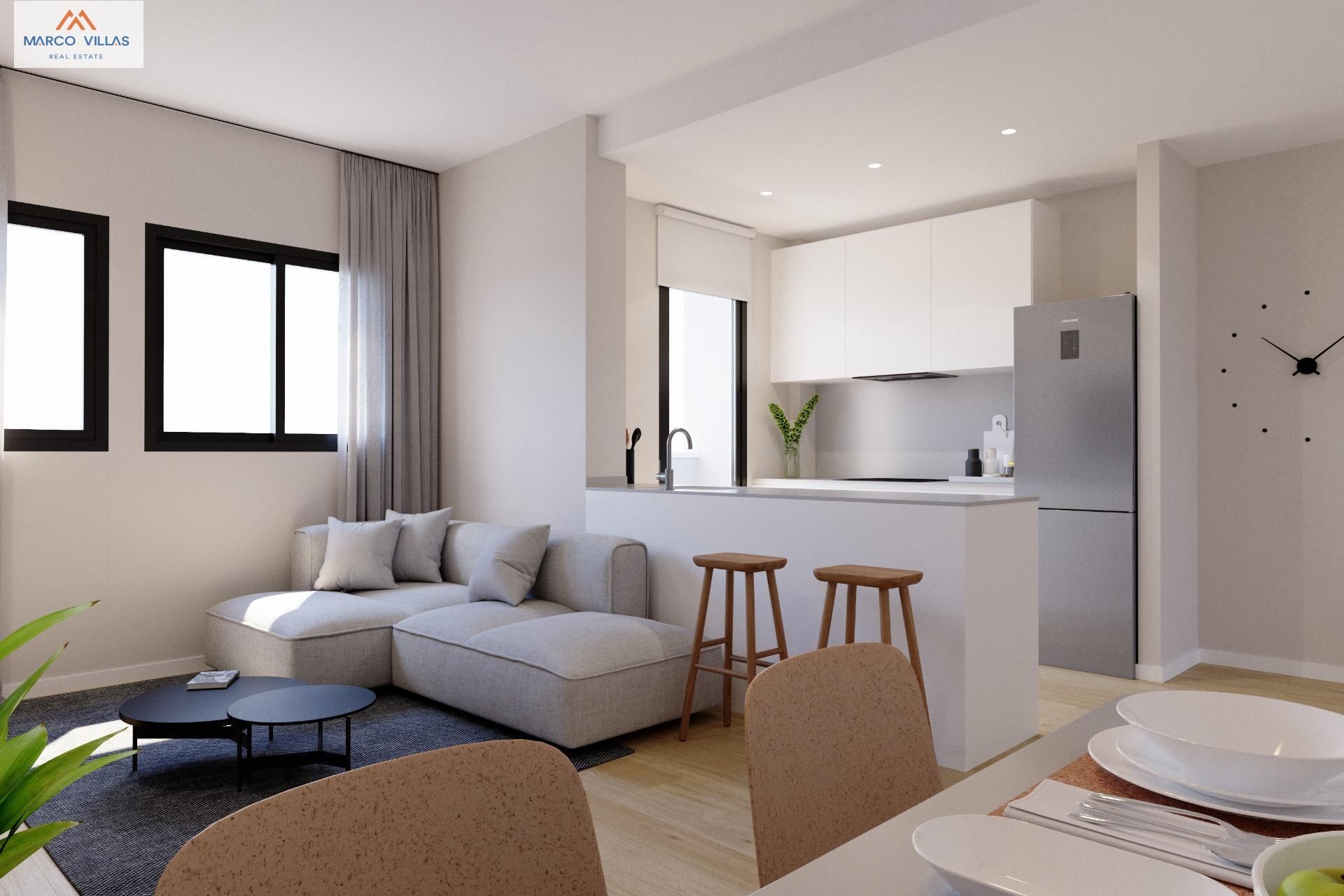 Living room of Flat for sale in Algorfa  with Air Conditioner, Storage room and Balcony