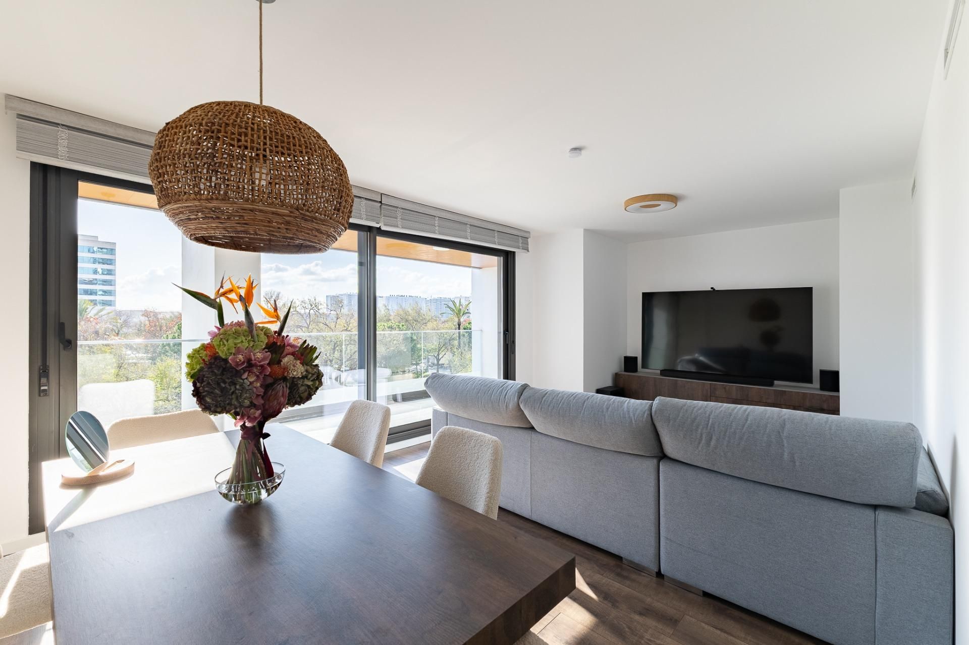 Sala d'estar de Pis en venda en  Valencia Capital amb Aire condicionat, Terrassa i Traster