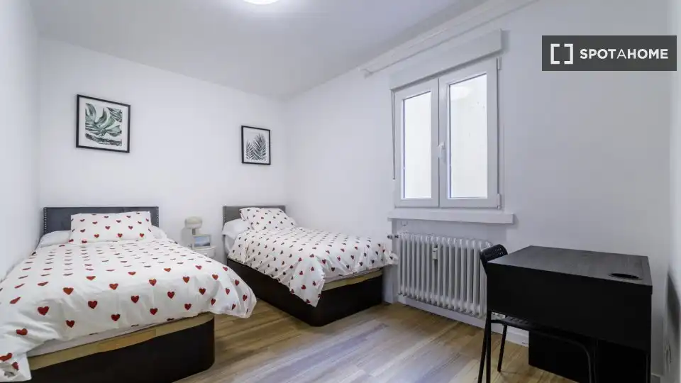 Habitación de Piso de alquiler en Madrid con Aire acondicionado, Calefacción y Amueblado