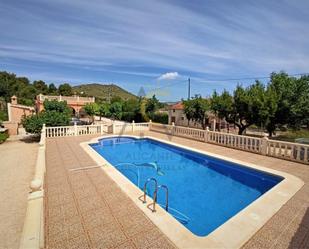 Swimming pool of Country house for sale in Hondón de las Nieves / El Fondó de les Neus  with Air Conditioner, Private garden and Terrace