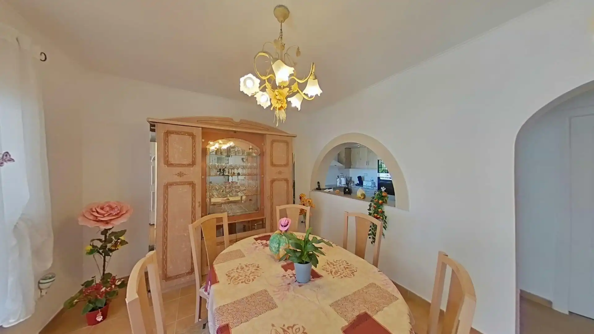 Esszimmer von Maisonette zum Verkauf in Algorfa mit Klimaanlage, Heizung und Privatgarten