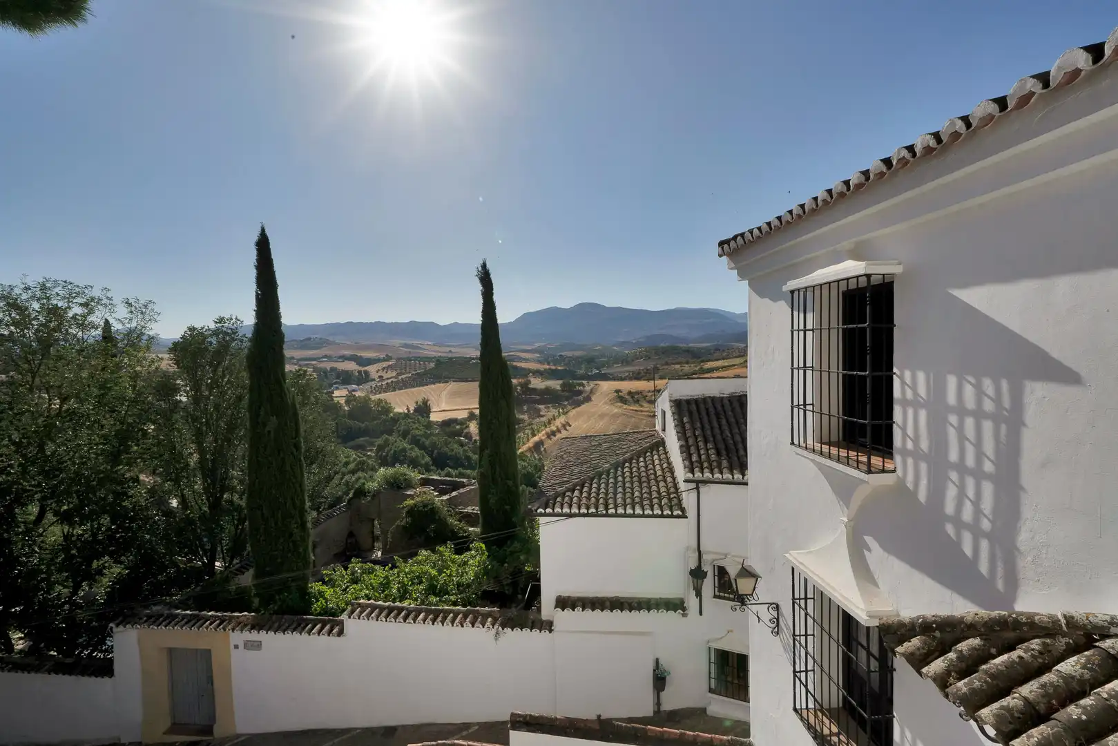 Vista exterior de Casa o chalet en venta en Ronda con Calefacción, Jardín privado y Terraza