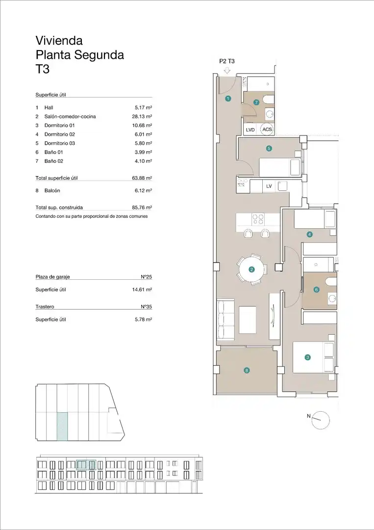 Ático con piscina en venta en Jacarilla, imagen 9