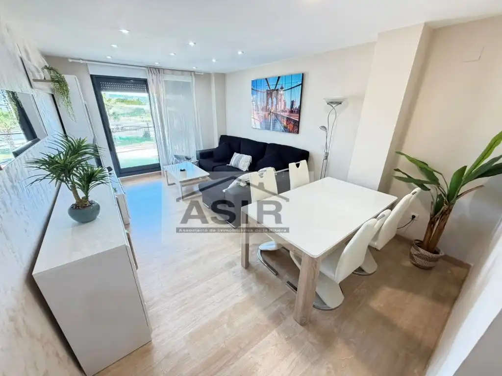 Sala de estar de Piso en venta en Alzira con Terraza