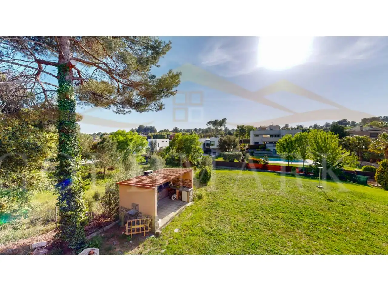 Jardí de Casa o xalet en venda en Sabadell amb Aire condicionat, Jardí privat i Terrassa