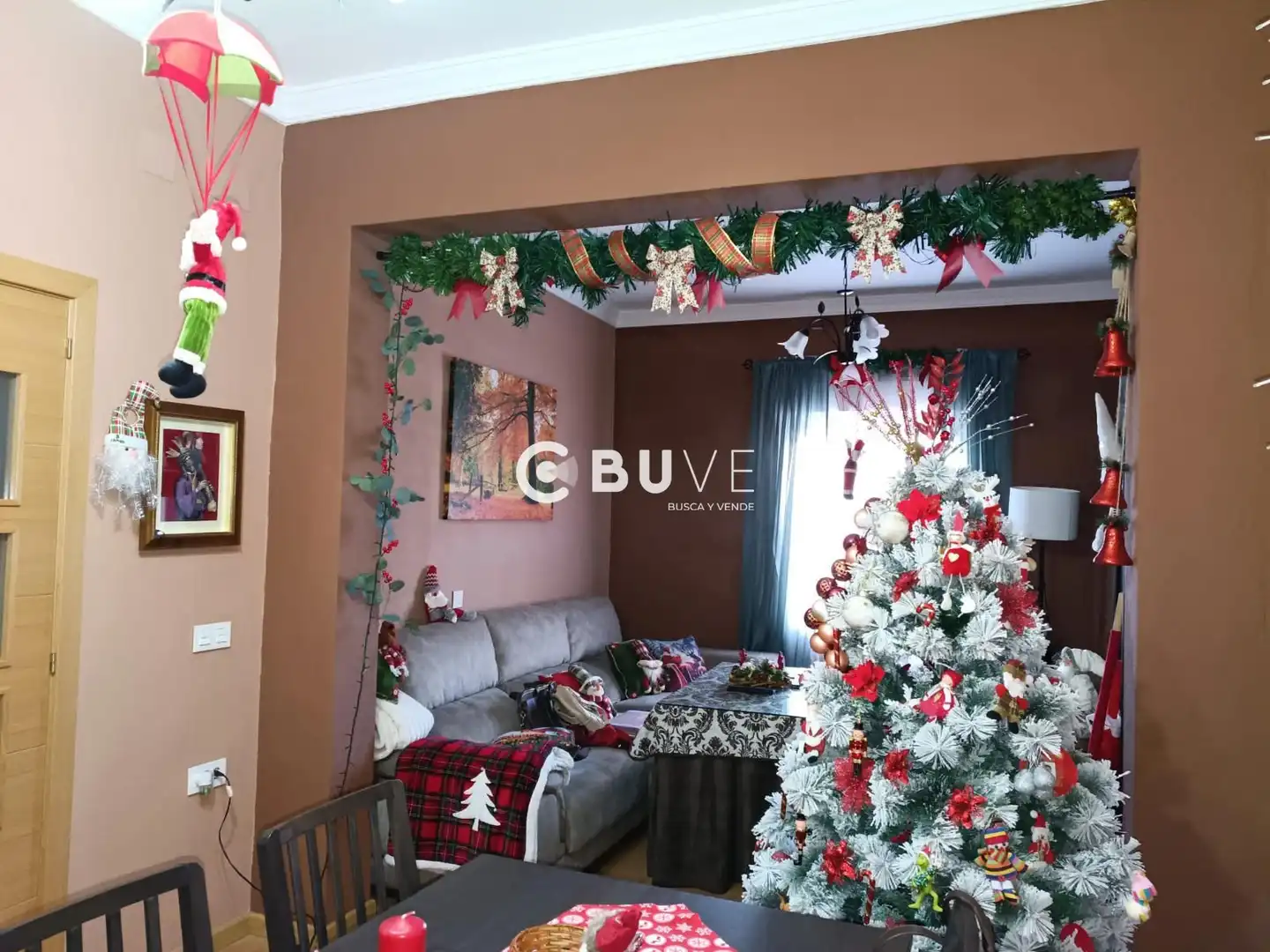 Living room of Houses for sale in Huévar del Aljarafe  with Air Conditioner, Heating and Terrace