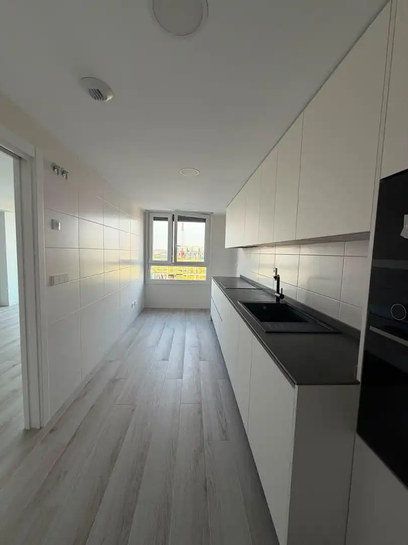 Kitchen of Flat for rent in Madrid  with Heating, Terrace and Storage room