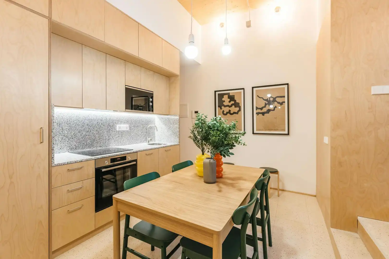 Kitchen of Flat for rent in Madrid  with Air Conditioner, Furnished and Washing machine
