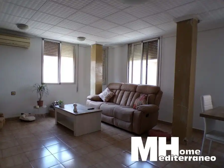 Sala d'estar de Pis en venda en Sagunto / Sagunt amb Aire condicionat, Calefacció i Terrassa