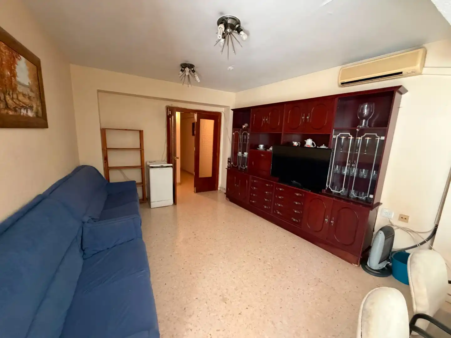 Living room of Flat for rent in Gandia  with Terrace, Furnished and Oven