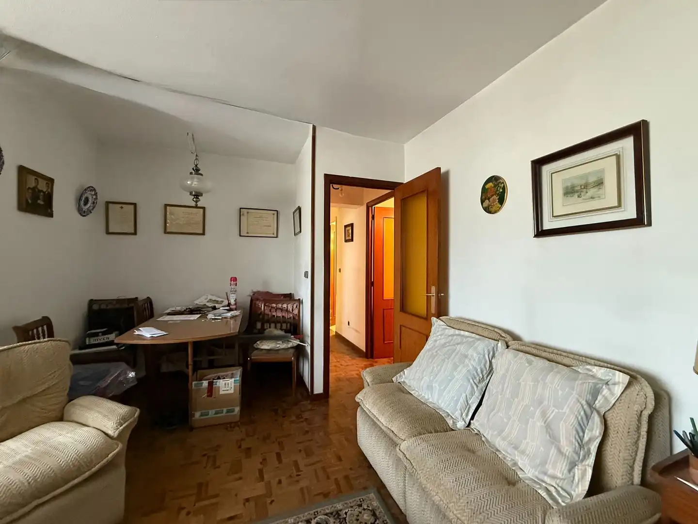 Sala de estar de Piso en venta en A Coruña Capital  con Calefacción