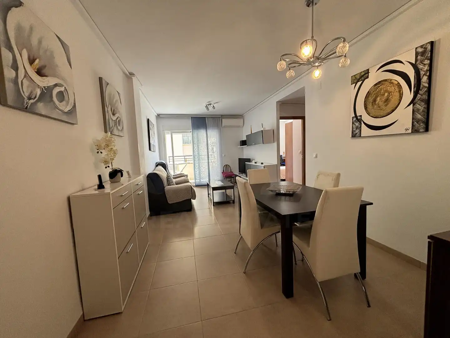 Living room of Flat for sale in Dénia  with Air Conditioner, Heating and Terrace