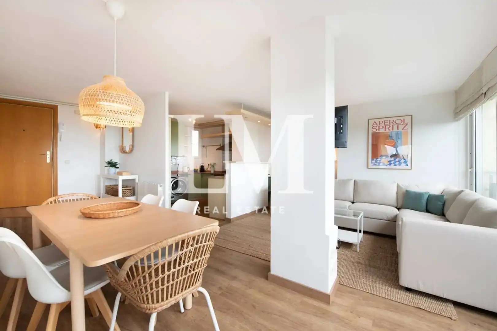 Sala de estar de Apartamento de alquiler en Gavà con Aire acondicionado, Terraza y Amueblado