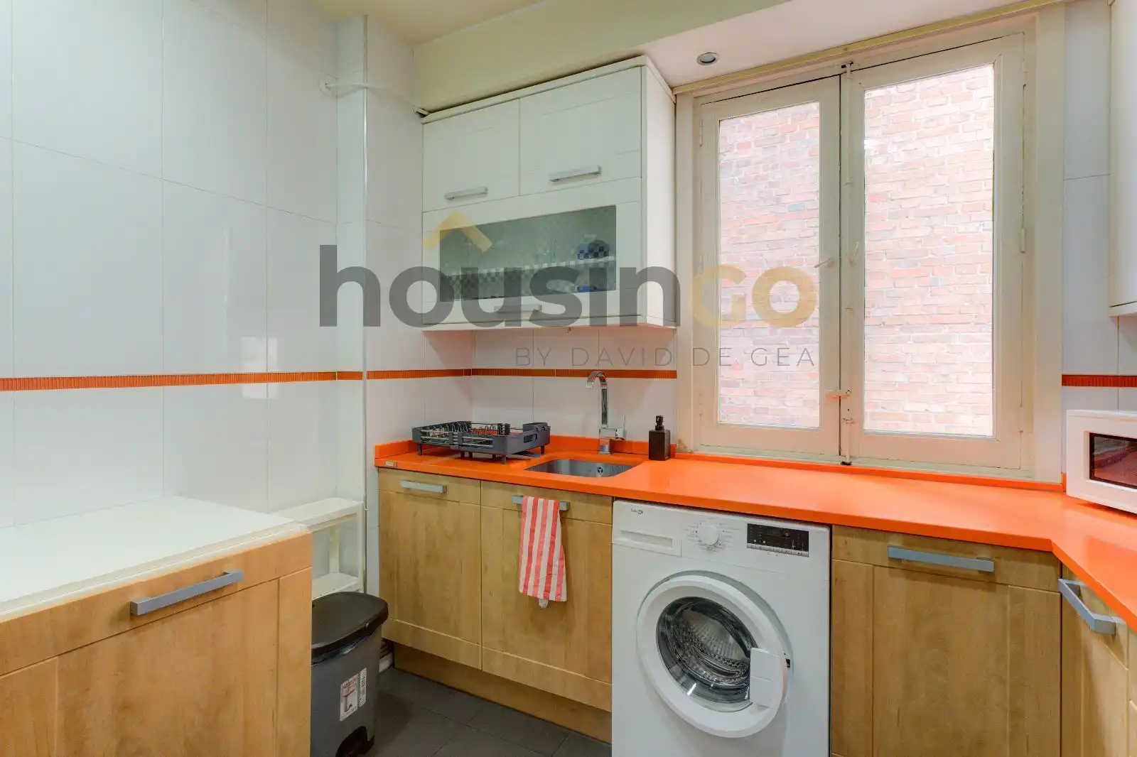 Kitchen of Flat for rent in Madrid  with Air Conditioner, Heating and Furnished