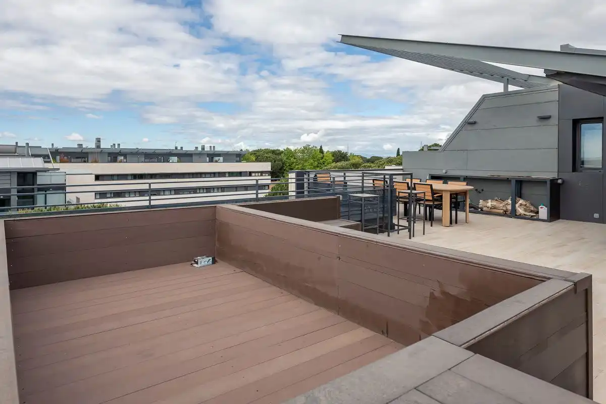 Terrasse von Dachboden zum Verkauf in Majadahonda mit Klimaanlage, Heizung und Privatgarten