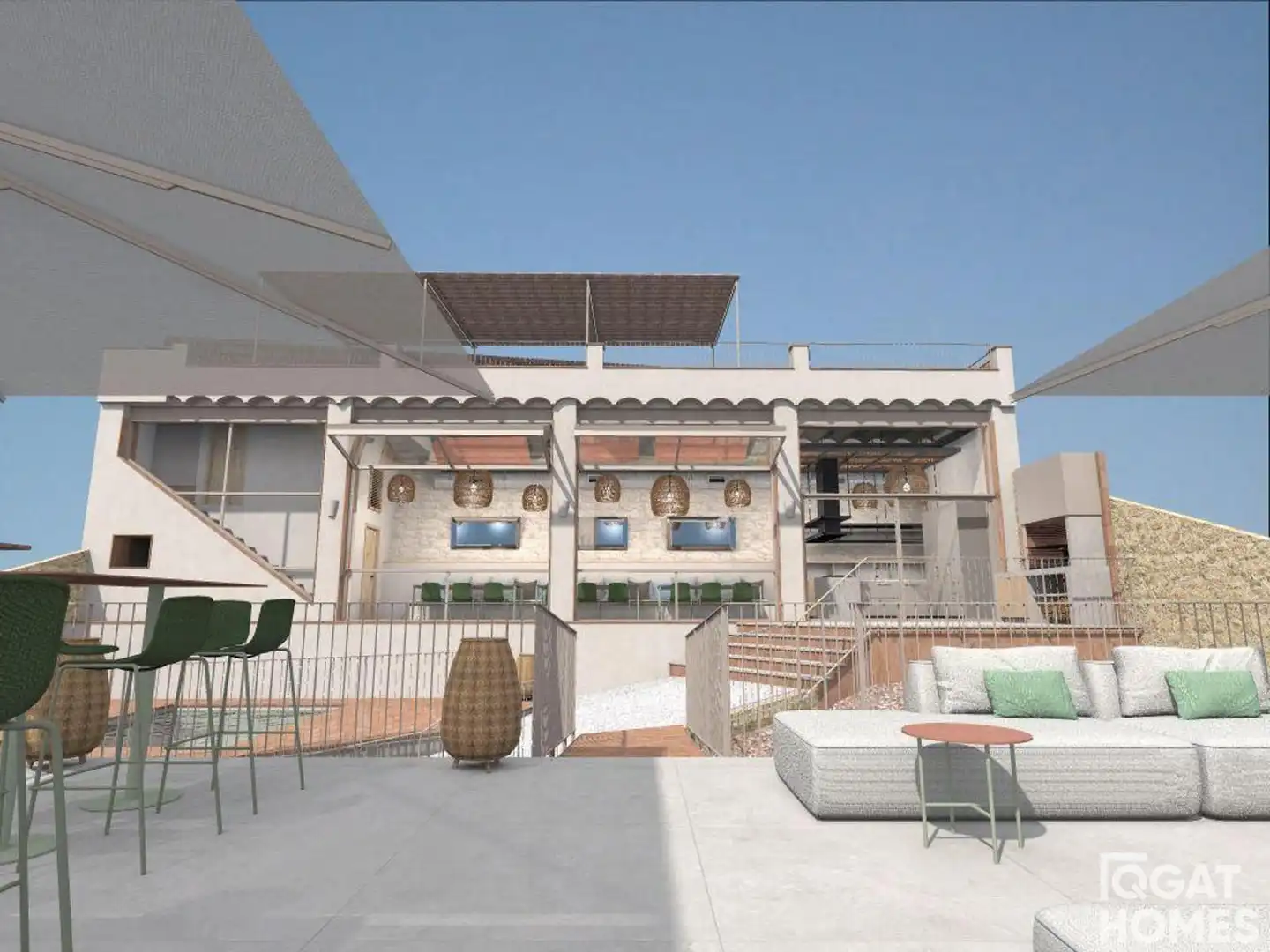 Terrassa de Casa o xalet en venda en Sant Cugat del Vallès amb Calefacció, Piscina i Alarma