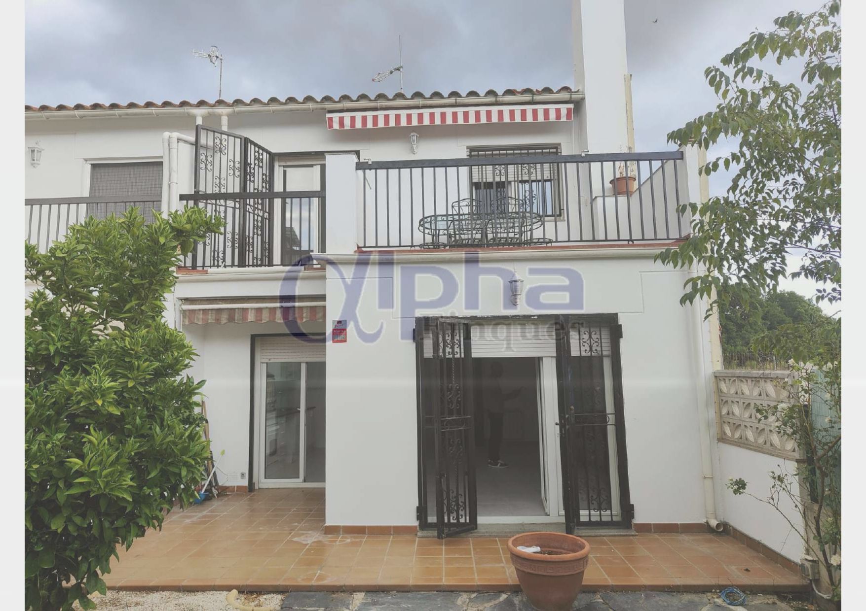 Exterior view of Single-family semi-detached for sale in Sant Celoni  with Heating, Terrace and Storage room