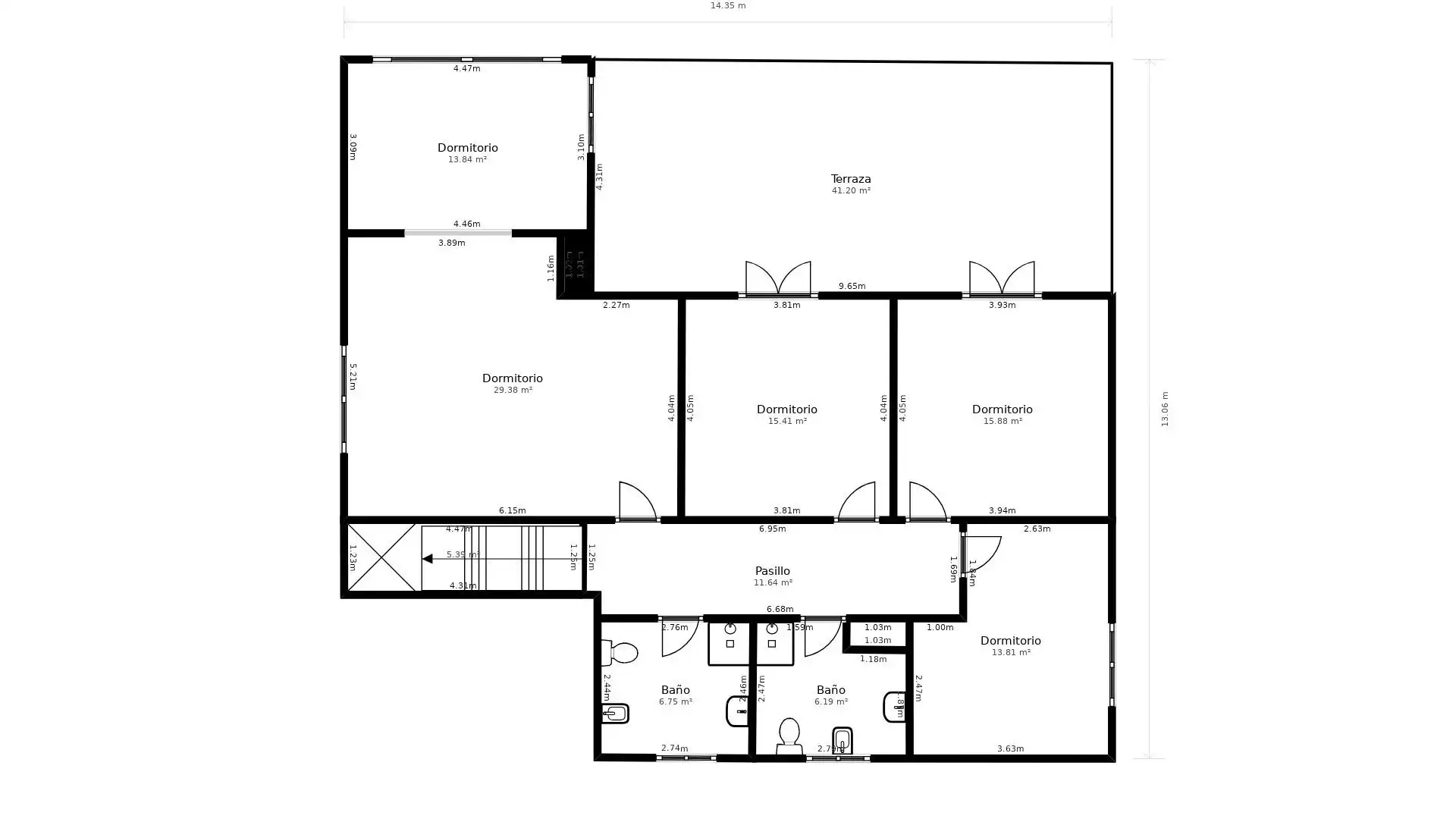 Chalet con jardín en venta en Avenida SANT ANDREU, imagen 53