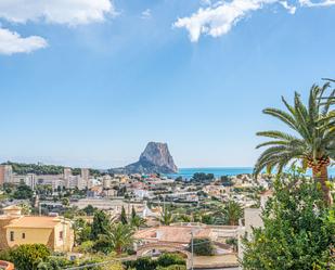 Vista exterior de Casa o xalet en venda en Calpe / Calp amb Aire condicionat, Calefacció i Jardí privat