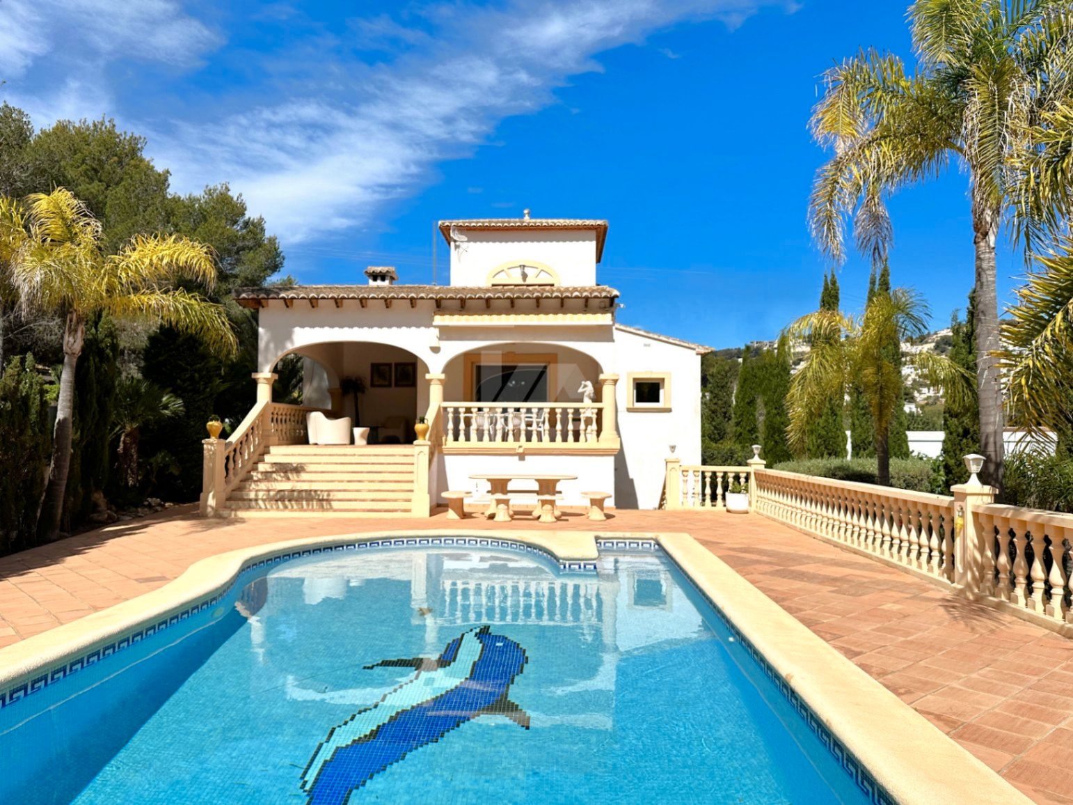 Exterior view of House or chalet for sale in Moraira  with Air Conditioner, Heating and Private garden