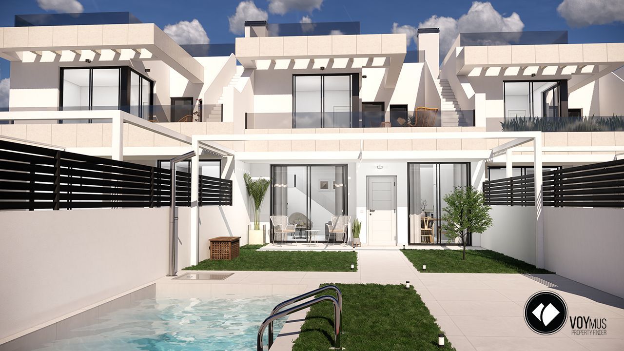 Jardí de Casa adosada en venda en Rojales amb Aire condicionat, Calefacció i Jardí privat