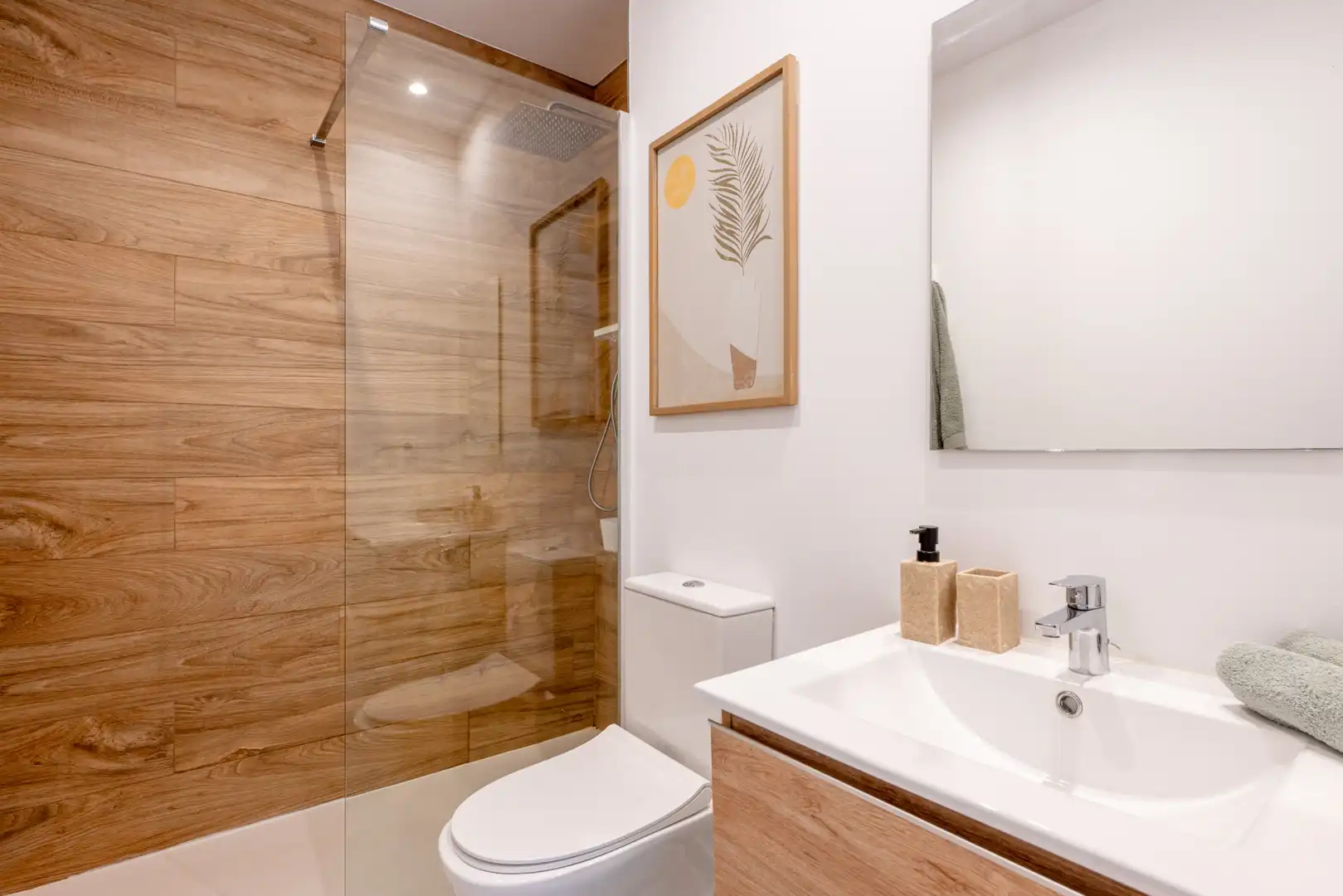 Badezimmer von Wohnung zum Verkauf in Eivissa mit Klimaanlage, Heizung und Privatgarten