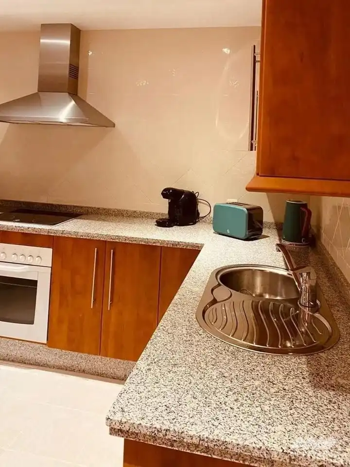 Kitchen of Flat for sale in Marbella  with Air Conditioner, Terrace and Community pool