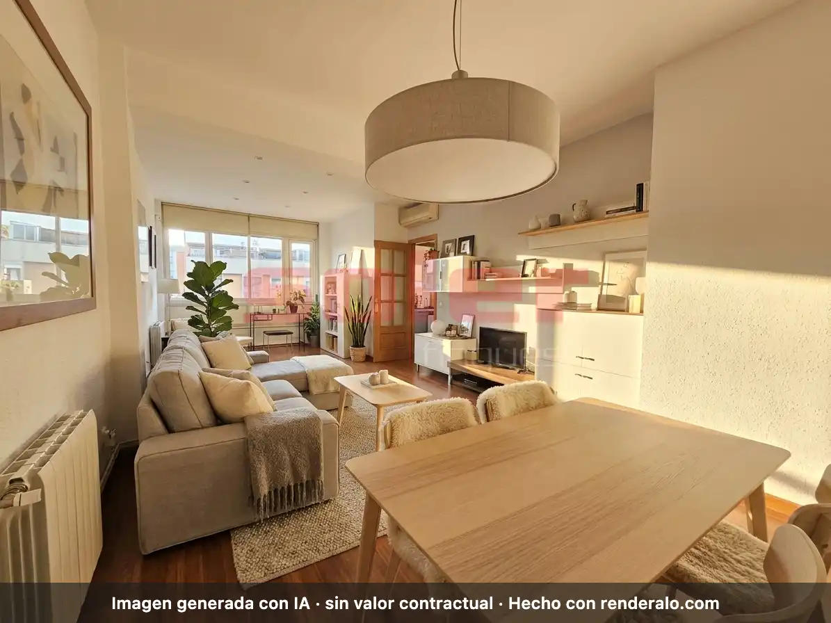 Sala de estar de Piso en venta en Barcelona con Aire acondicionado y Calefacción