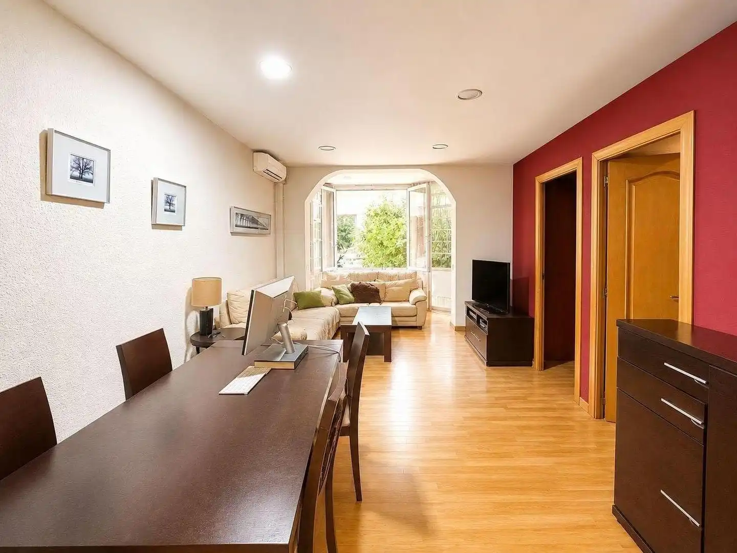 Sala d'estar de Apartament en venda en Barcelona amb Aire condicionat, Calefacció i Terrassa