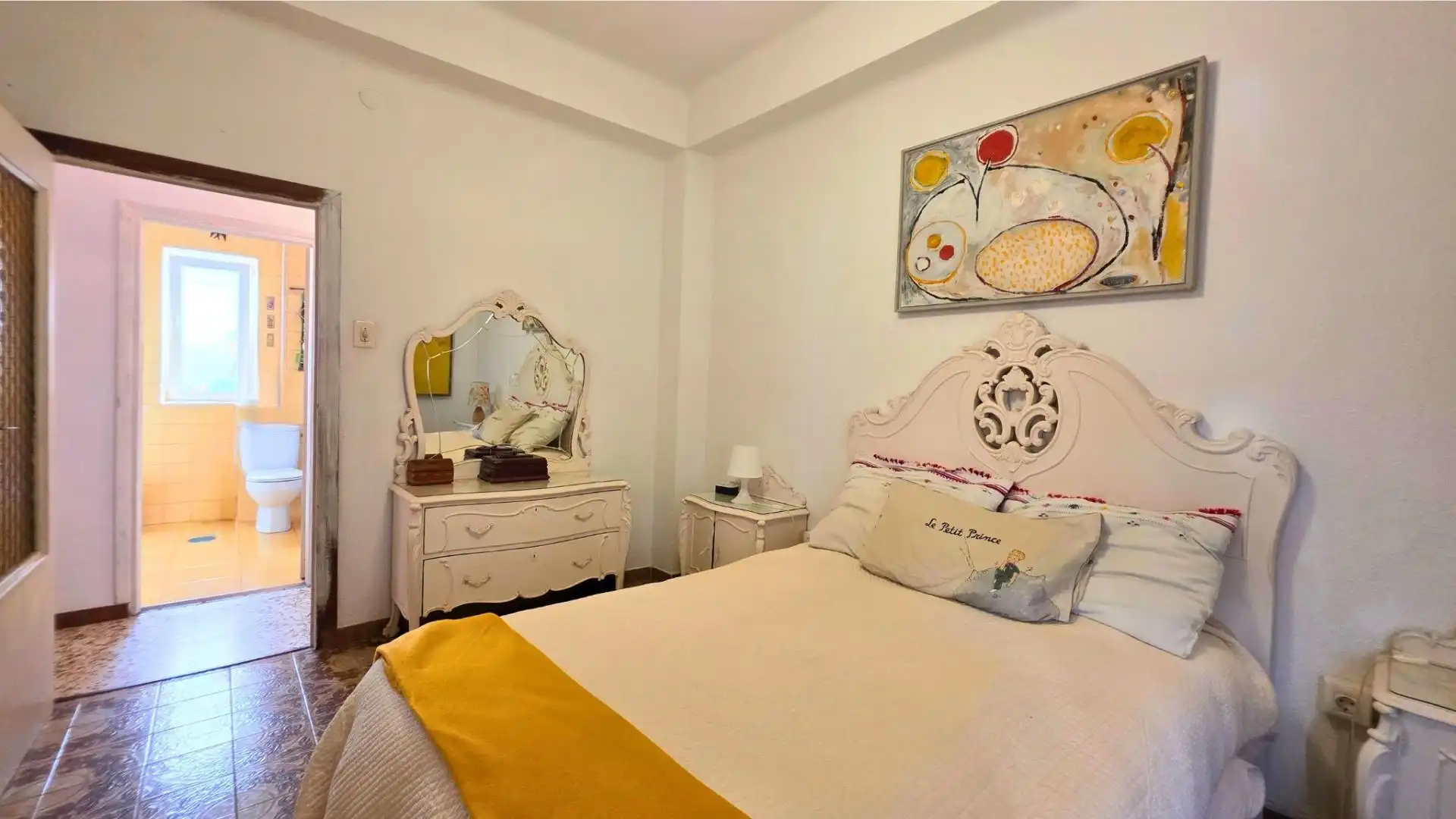 Bedroom of Flat for sale in Almería  with Air Conditioner, Private garden and Balcony