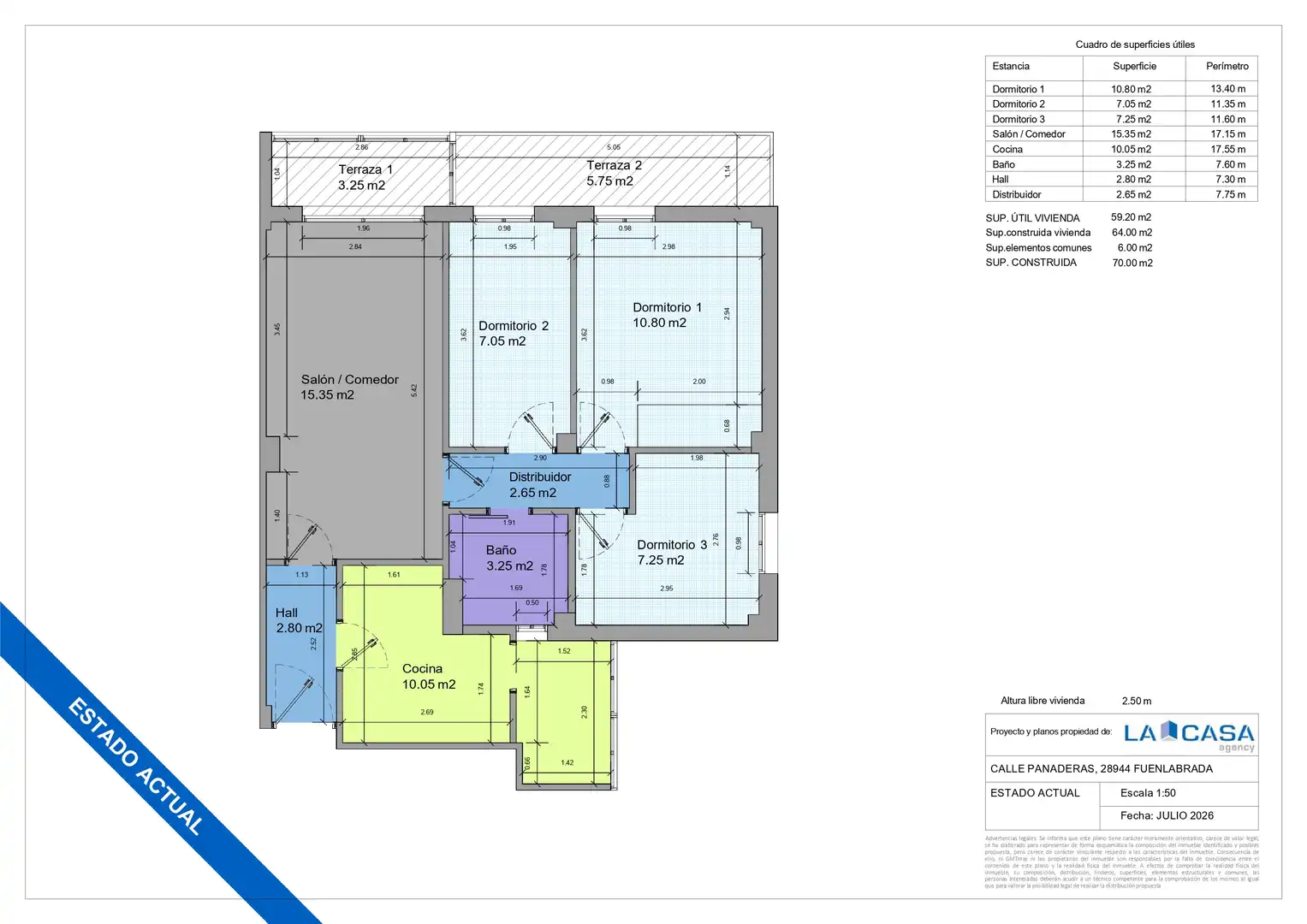 Piso en venta en Fuenlabrada con Calefacción y Terraza