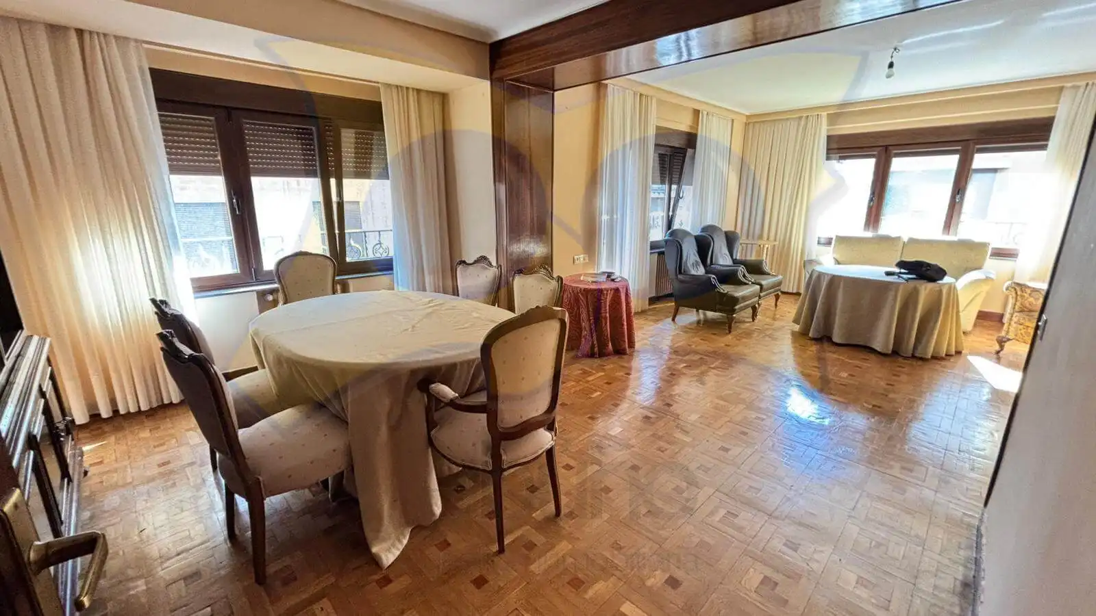 Comedor de Piso de alquiler en Salamanca con Calefacción, Parquet y Terraza