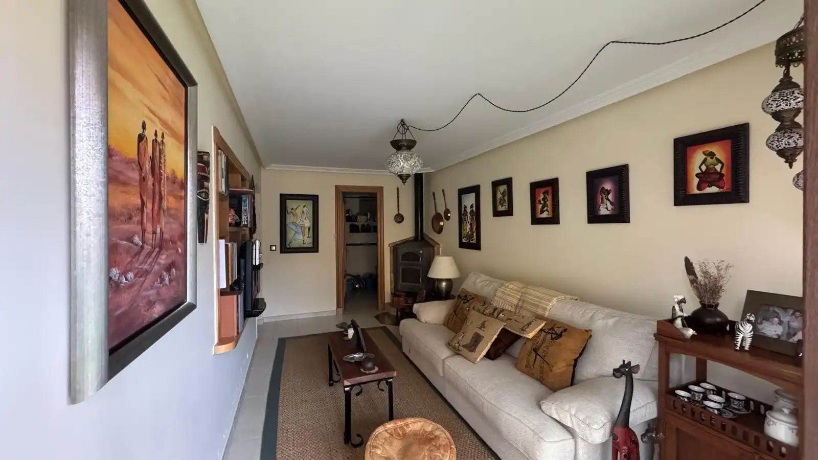 Sala de estar de Casa o chalet en venta en Herrera de Pisuerga con Calefacción, Jardín privado y Parquet