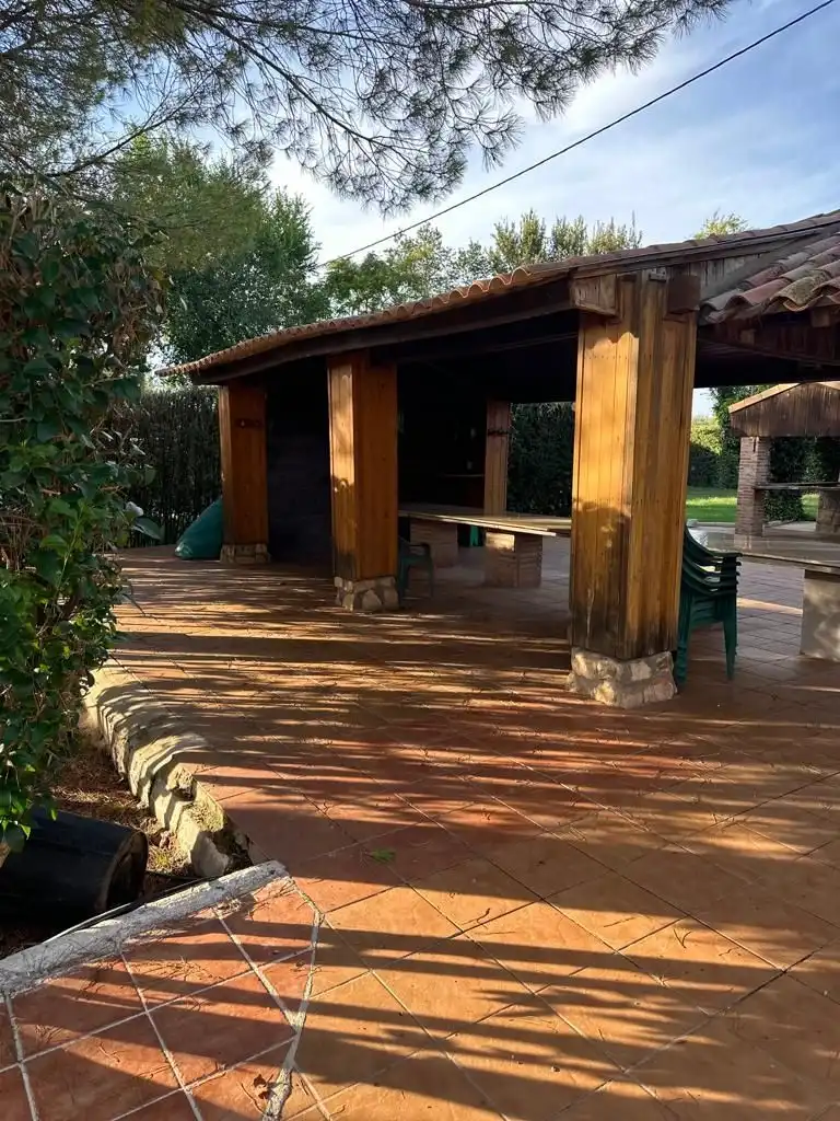 Terraza de Finca rústica en venta en Tomelloso con Aire acondicionado, Jardín privado y Terraza